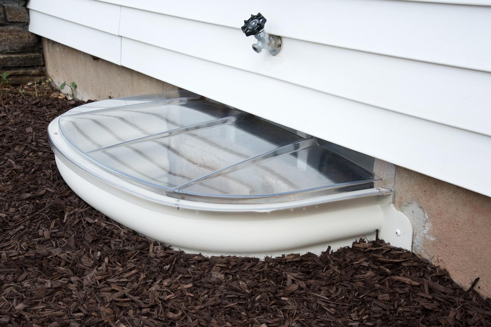 basement egress window well in Bayonne